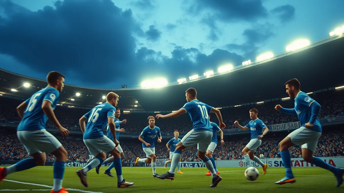 Blau-Weiss Linz faces Red Bull Salzburg